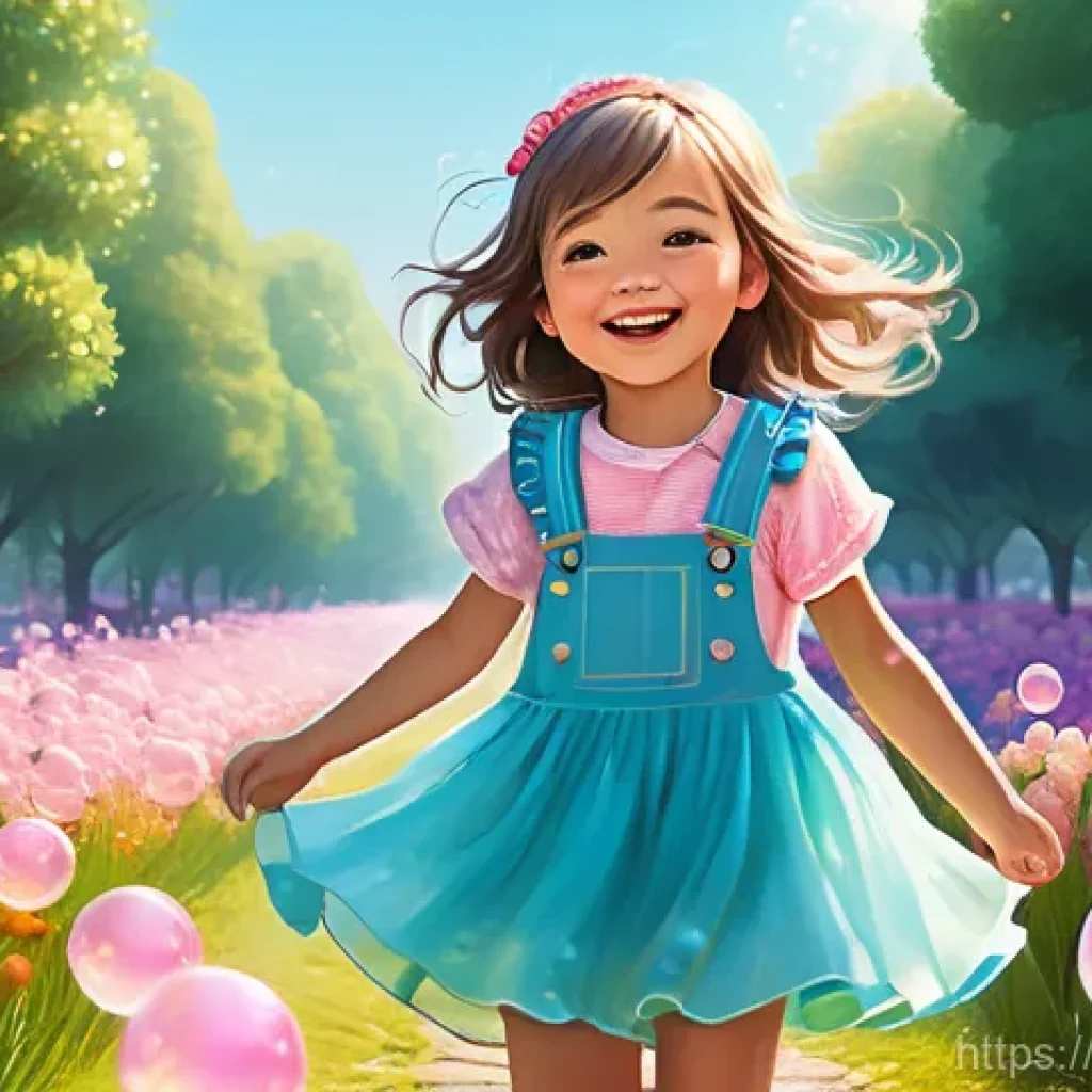 티니핑 캐릭터 성격 유형 - **Prompt 1: The Joyful Bubble Blower**
    "A vibrant and adorable Teenieping character, full of unb...